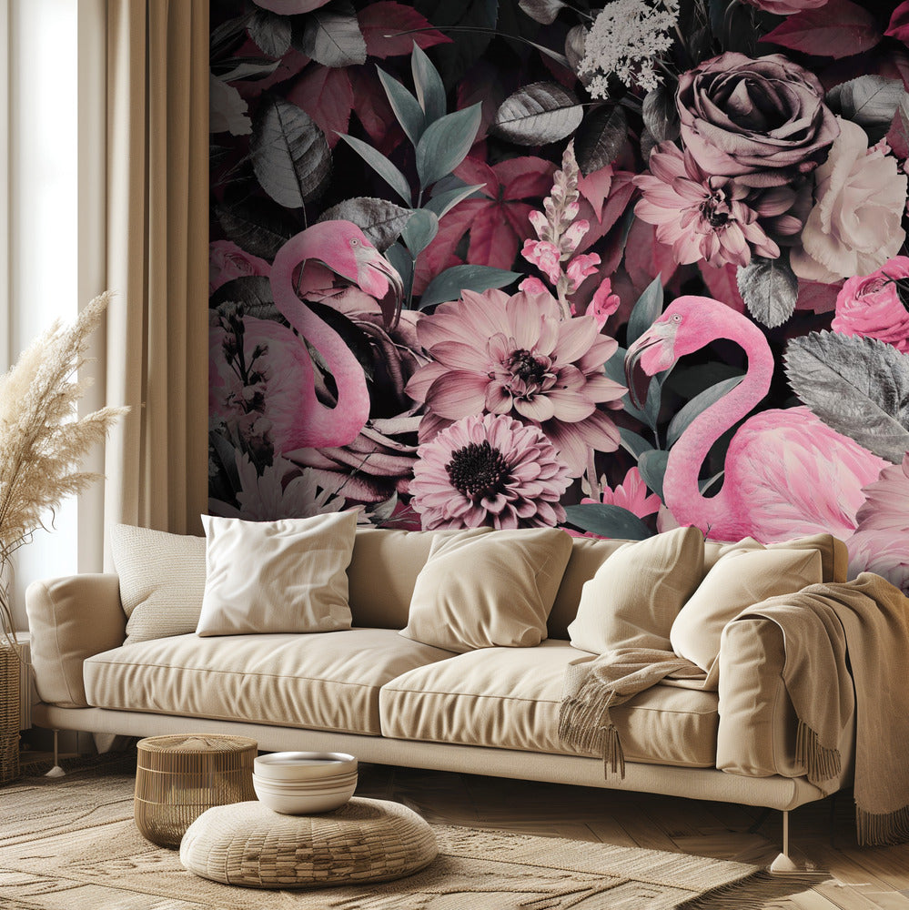 Flamingo Have nr. 2 | Fototapeter