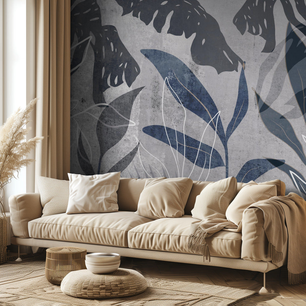 Modern Botanisk Nr 1 | Fototapet