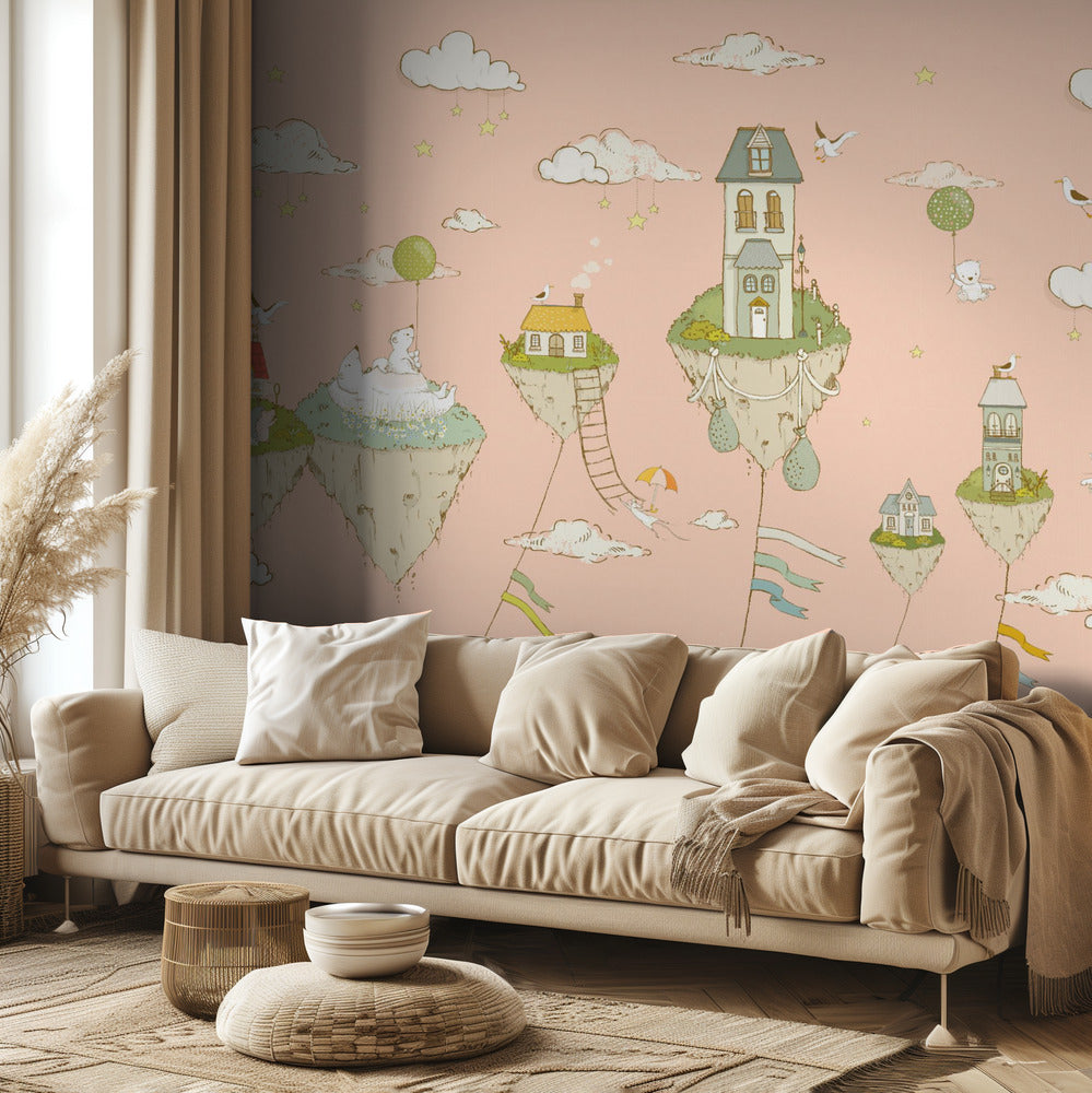 Islas flotantes_Peachy | Papel Pintado Fotográfico