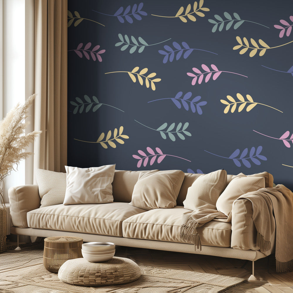Kwiaty skandynawskie japońskie 3 | Fototapeta