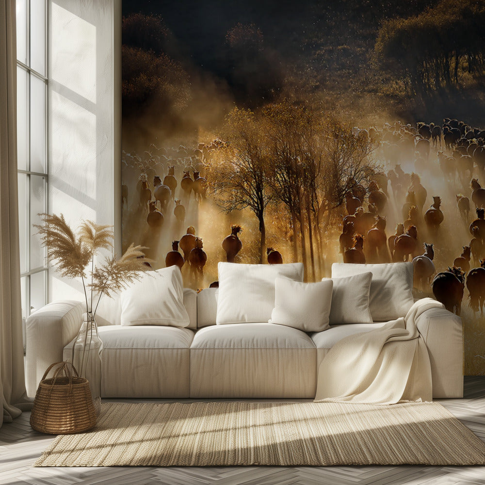Paarden | Fotobehang