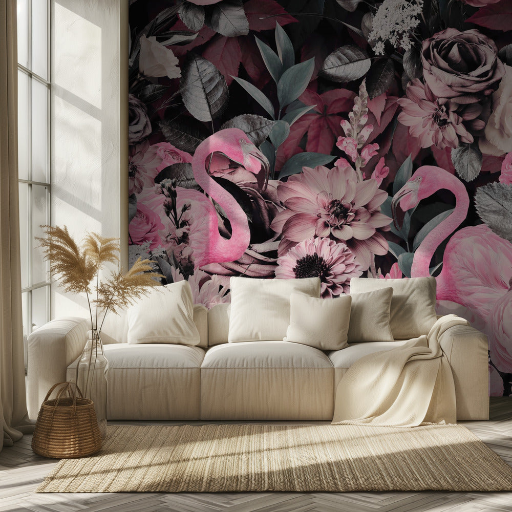 Flamingo Have nr. 2 | Fototapeter