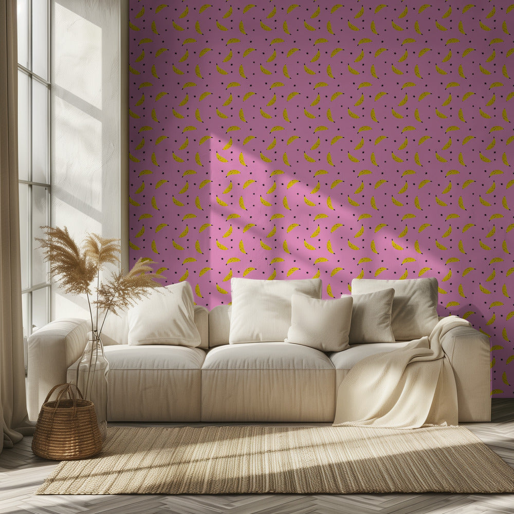 Motif banane | Papier Peint Photo