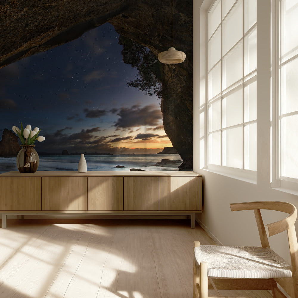 Cathedral Cove | Carta da Parati Fotografica