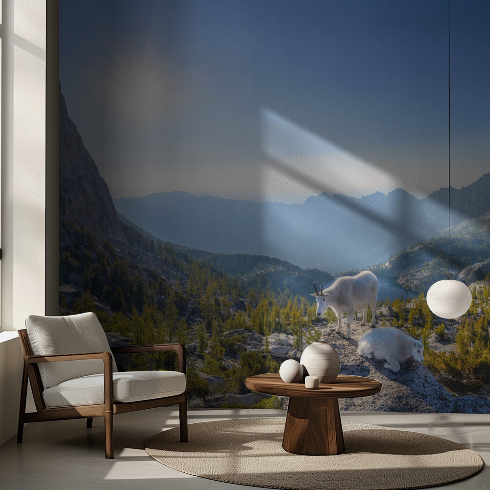 Encantamiento: Panorama del Paso Prusik | Papel Pintado Fotográfico