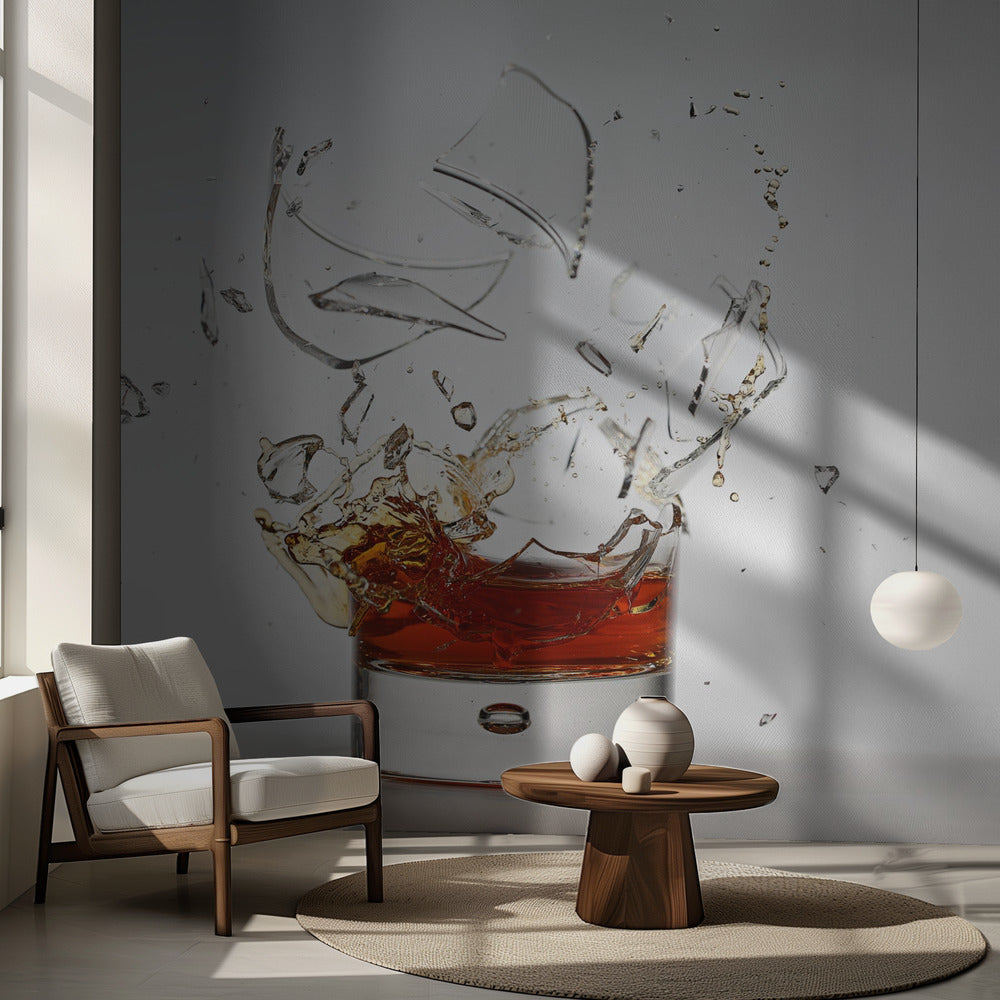 Un verre de whisky | Papier Peint Photo