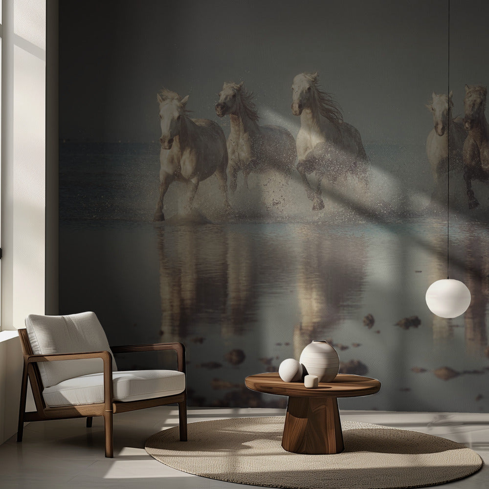Cavalli Camargue | Carta da Parati Fotografica