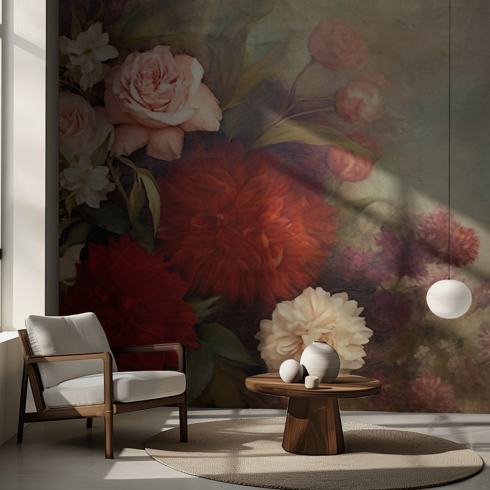 Fa Vintage Blomster 12 | Fototapeter