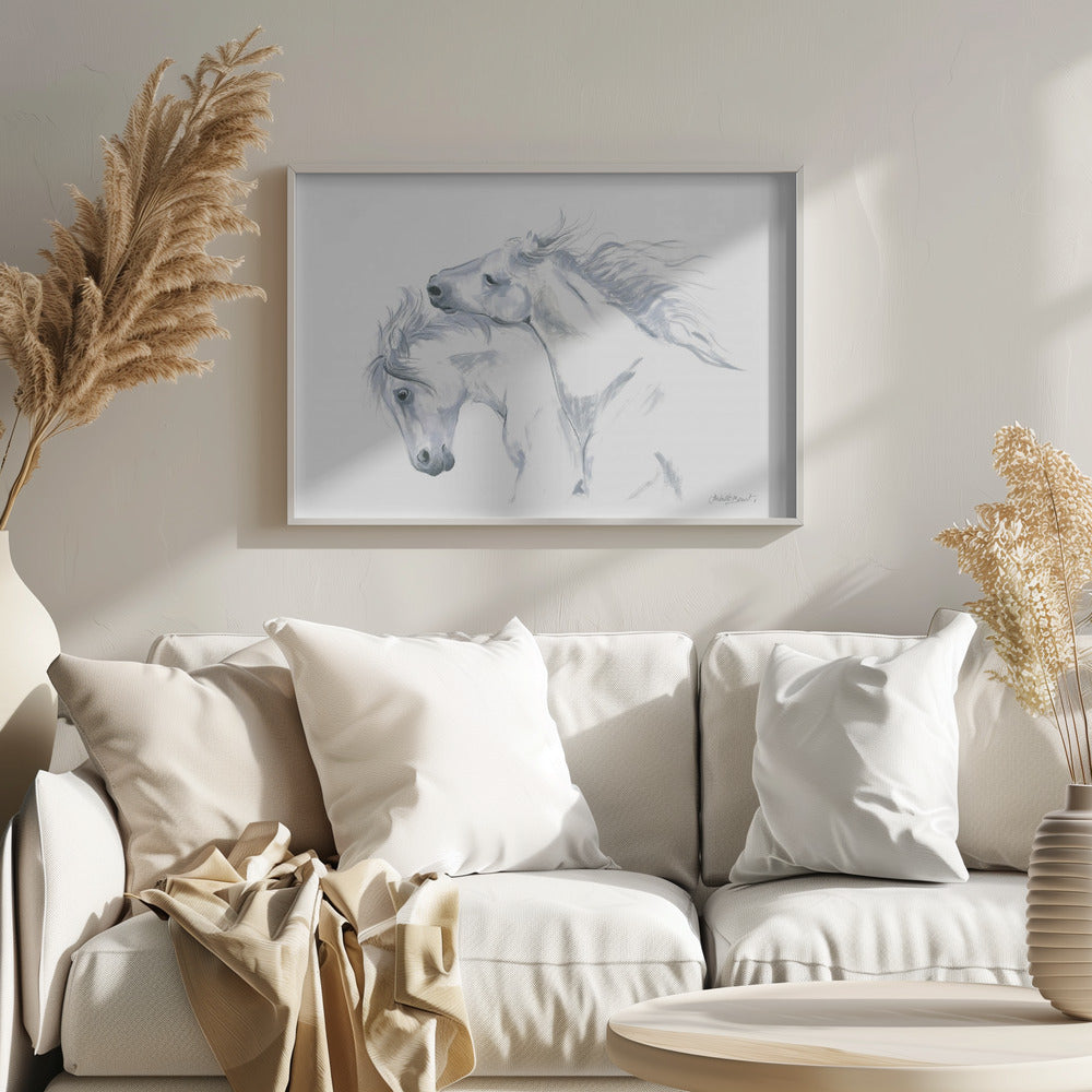Freedom Of Horses In Motion | Poster