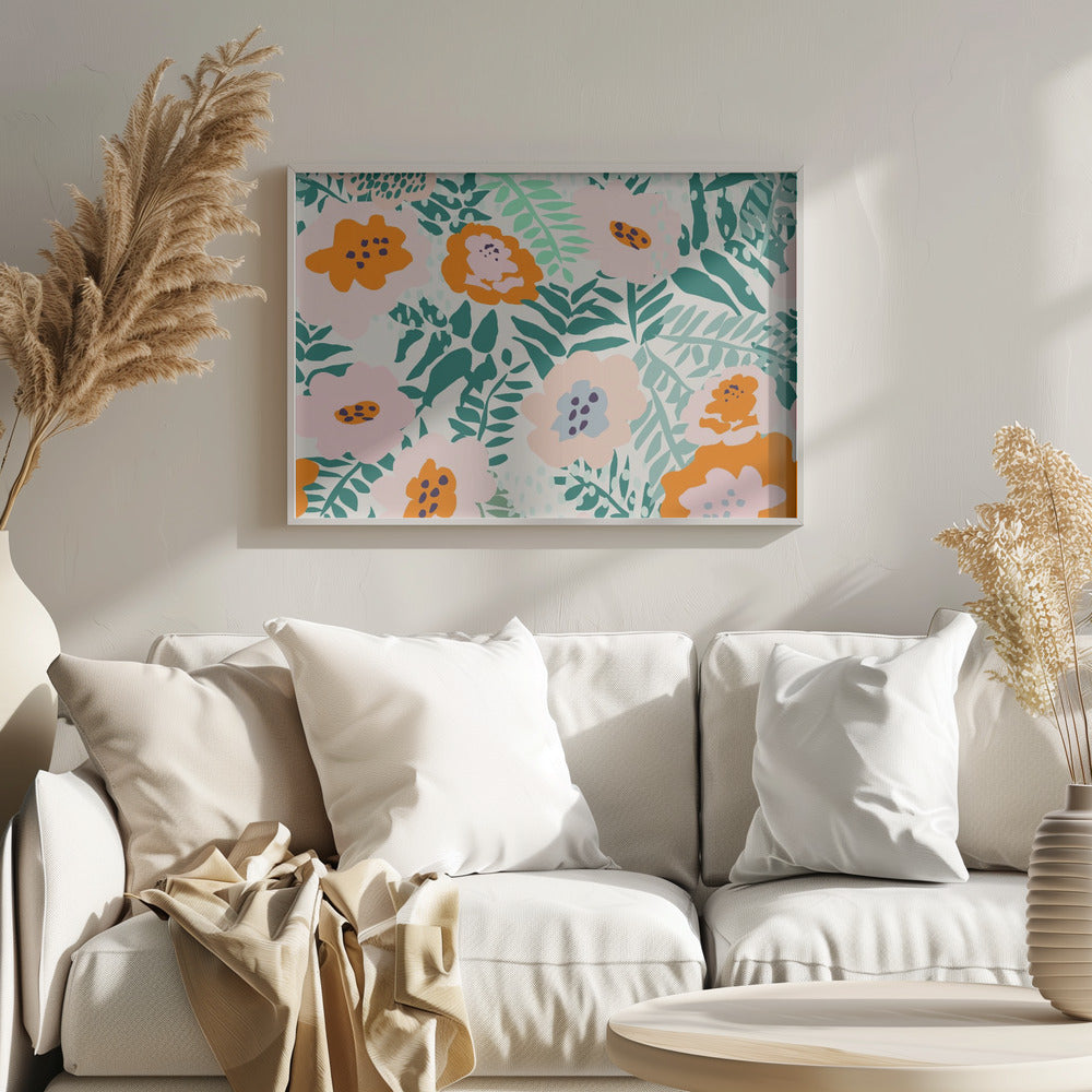 Botanical dopamine pattern | Poster