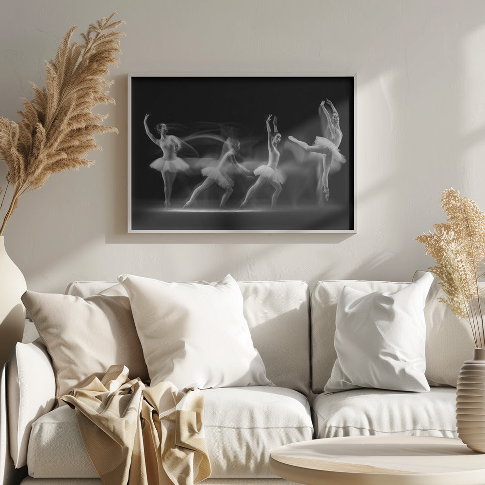 Ola de arte de bailarina | Posters - Impresiones de Arte