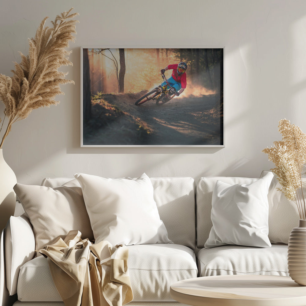 Goldene Bermed-Ecke | Poster - Kunstdruck
