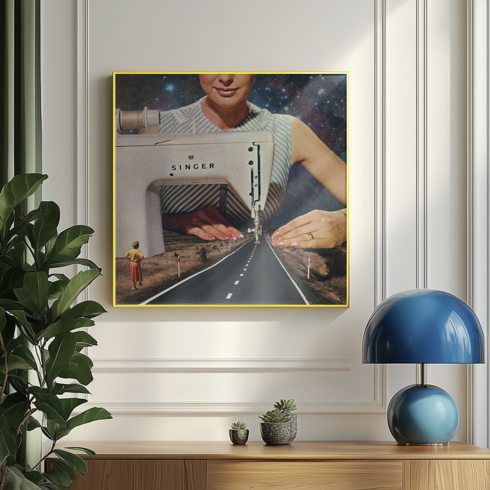 Zo ontstaat een weg | Posters - Kunstdrukken