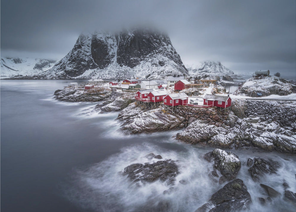 îles Lofoten en hiver | Papier Peint Photo