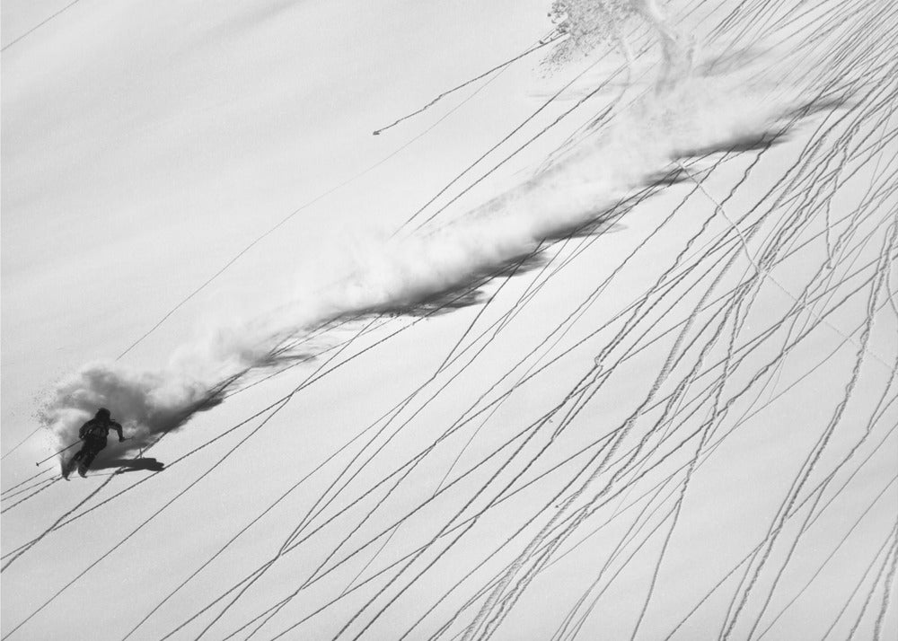 Ski en poudreuse | Posters - Affiche Artistique