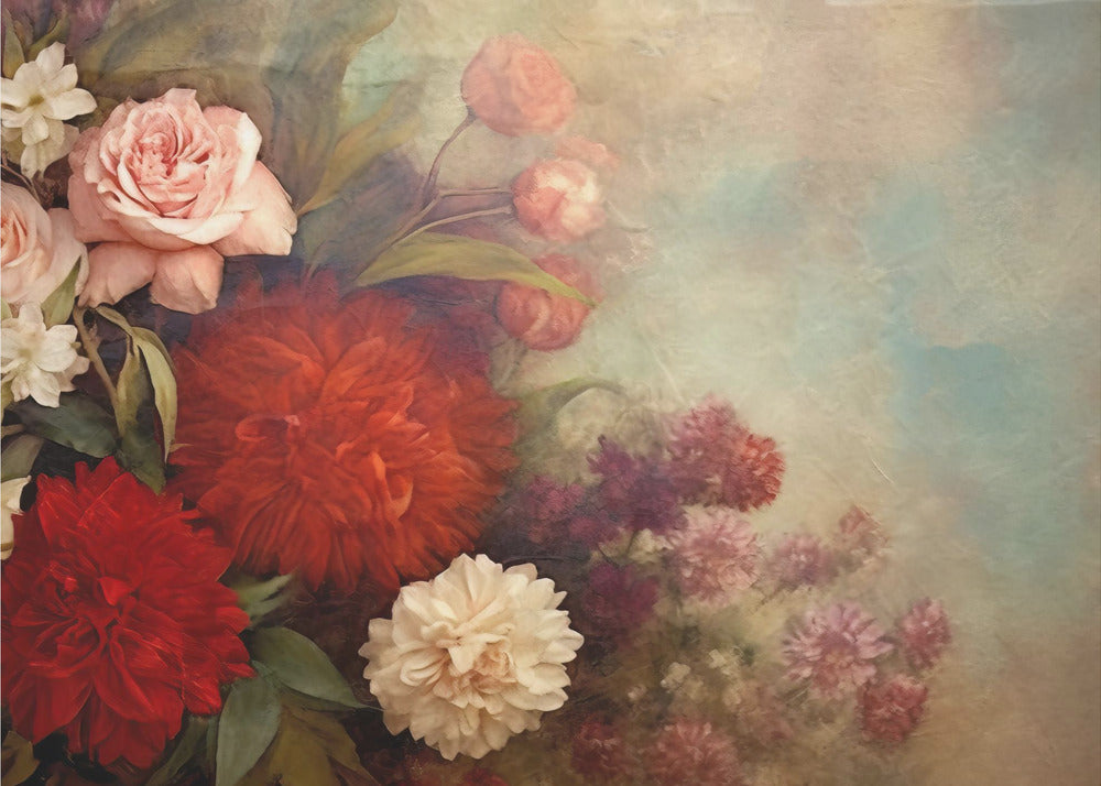 Fa Vintage Blomster 12 | Fototapeter