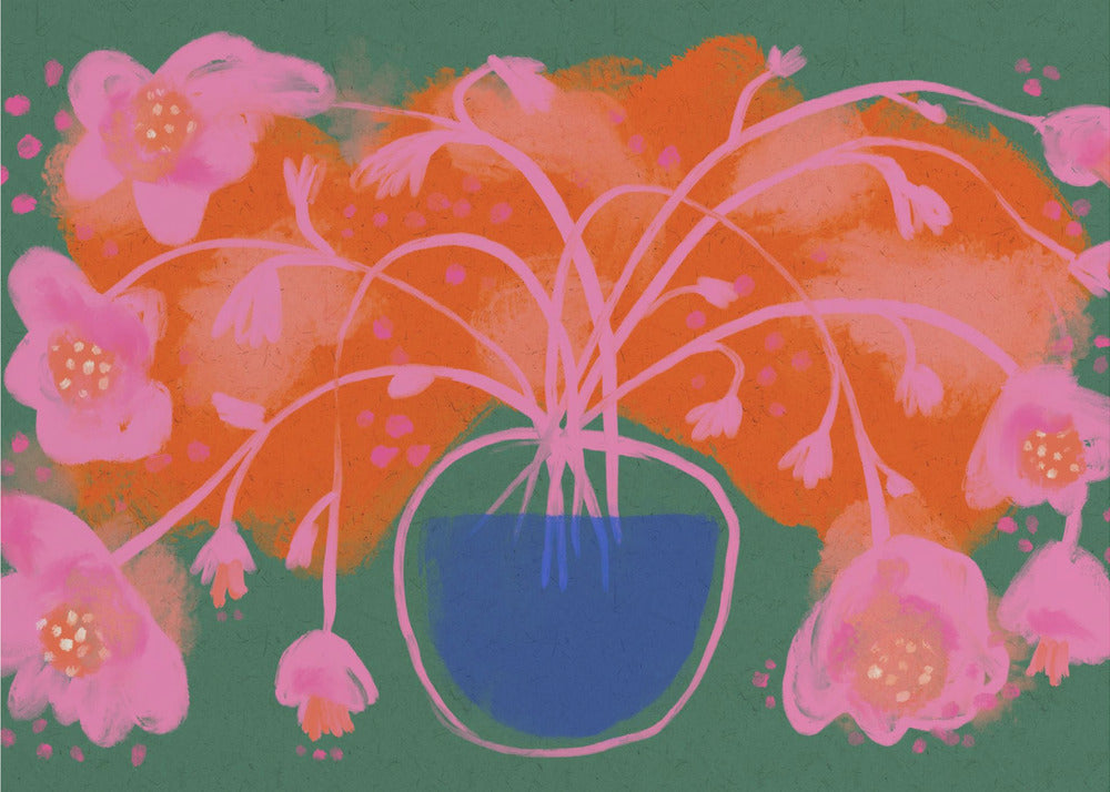 Floral Burst Symphony | Poster