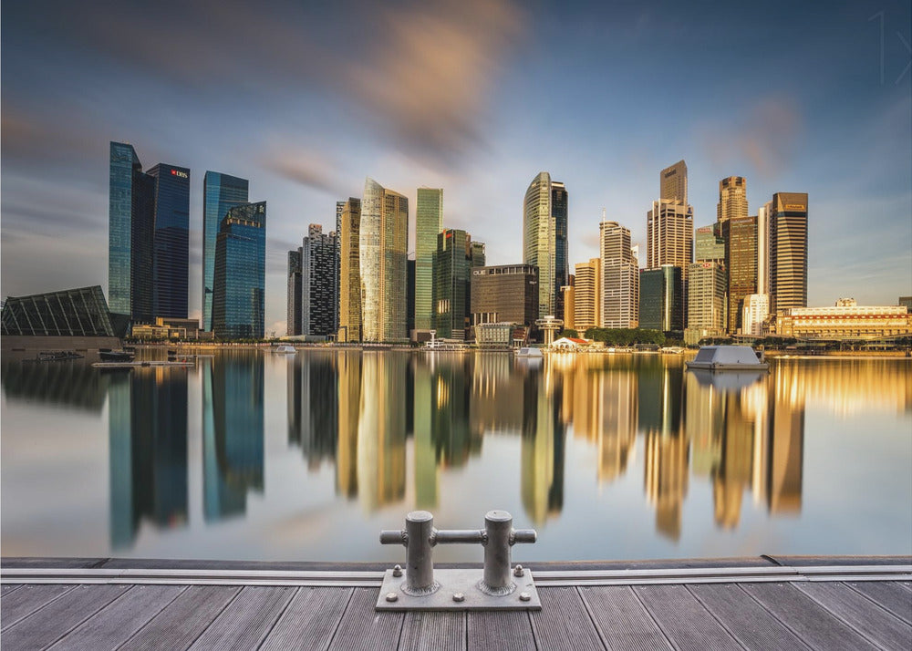 Mattina dorata a Singapore | Poster - Stampe d’Arte