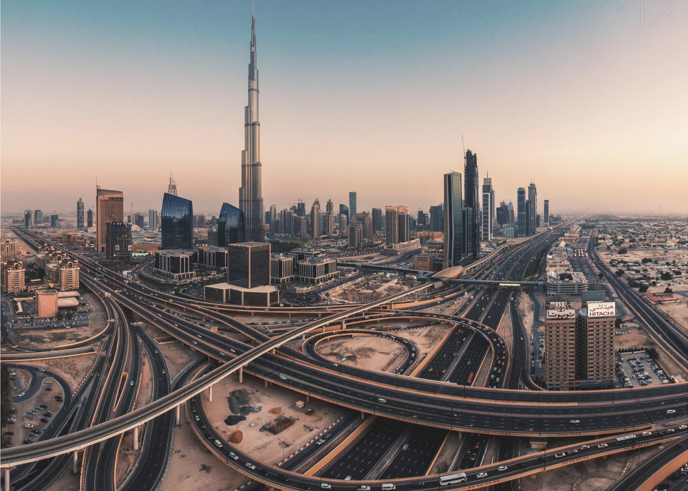 Panorama dello skyline di Dubai | Poster - Stampe d’Arte