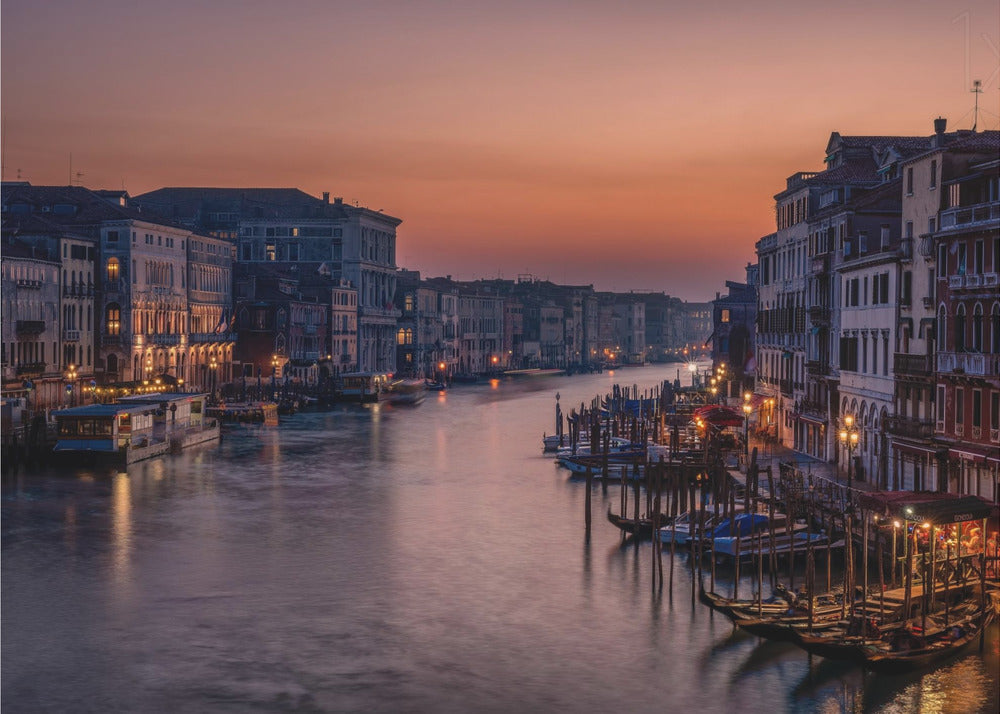 Grand Canal de Venise au coucher du soleil | Posters - Affiche Artistique