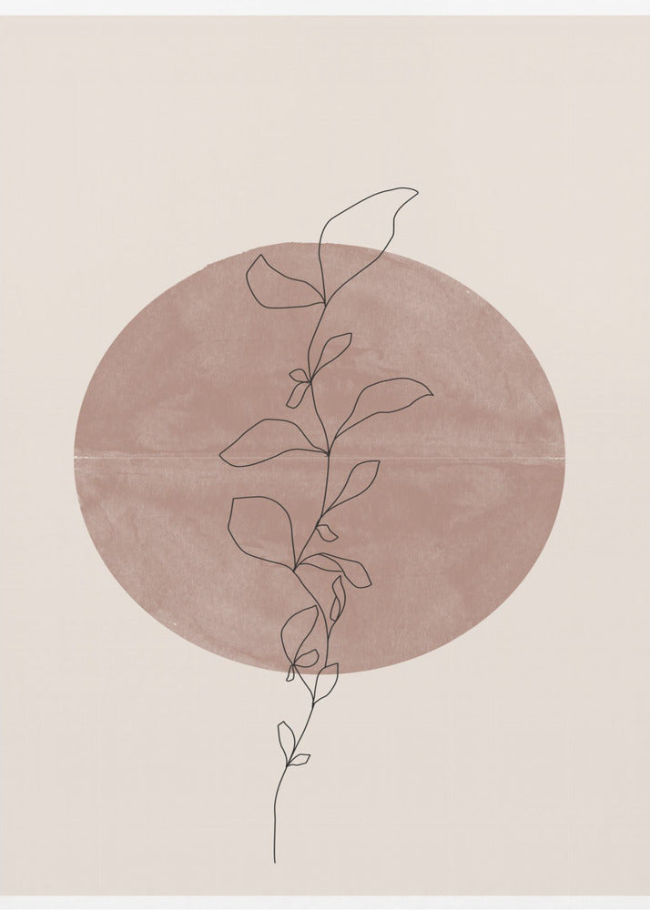 Lijnbloem | Canvasprints