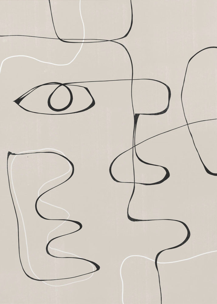 Volto astratto n. 2. | Stampe su Tela