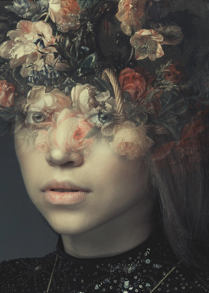 PORTRAIT FLORAL | Tableaux sur Toile