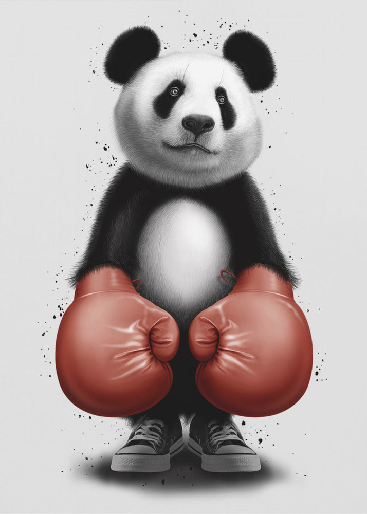 PANDA BOXEUR | Tableaux sur Toile