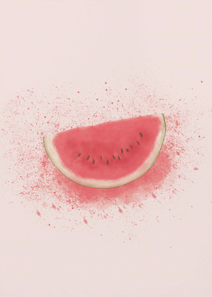 Vattenmelonplask | Poster