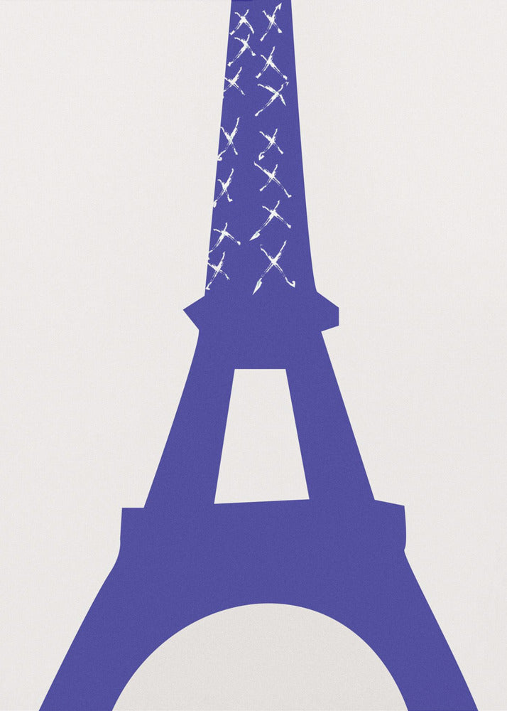 Eiffel Bleu | Tableaux sur Toile