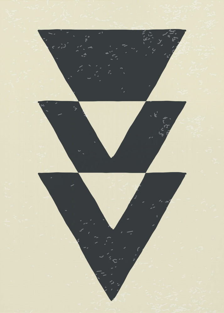 Abstract Triangles #4 | Canvas