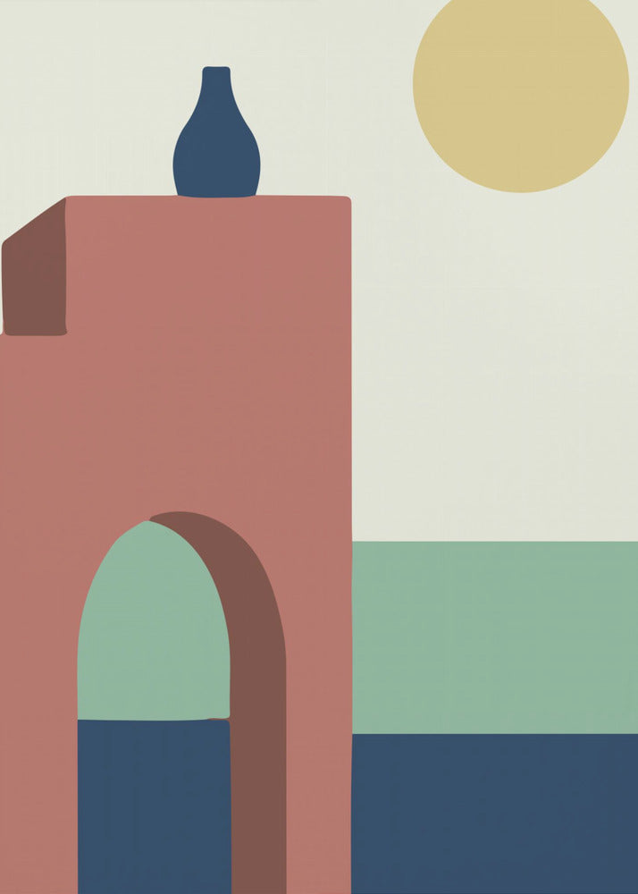 Boho Minimalistisch Ontwerp #1 | Canvasprints