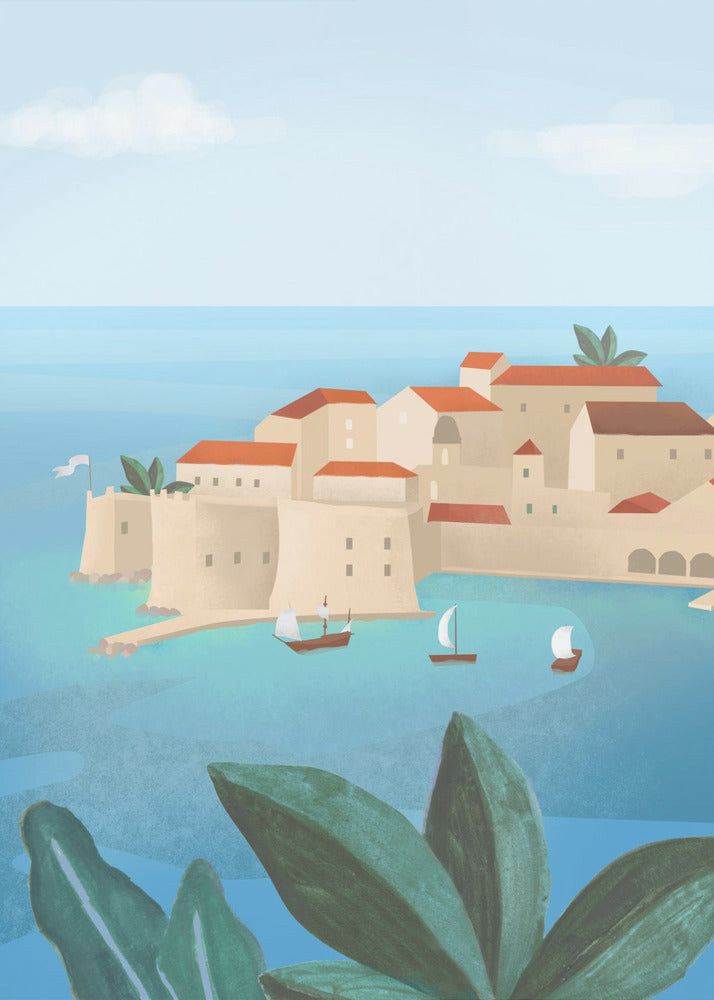 Dubrovnik By | Lærredsbilleder
