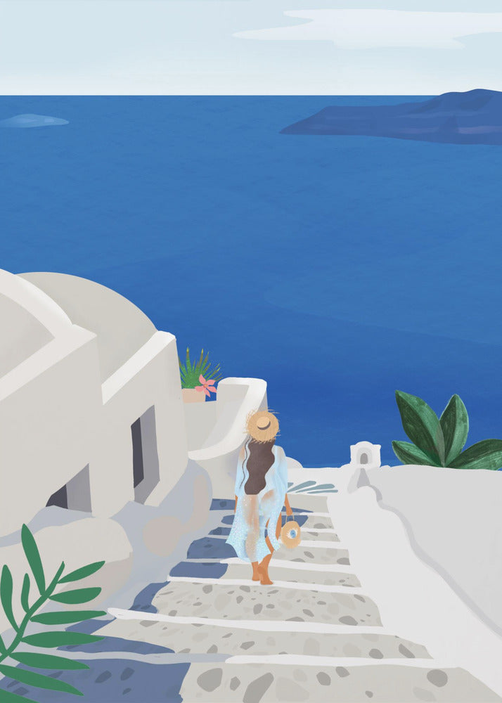 Nel blu | Stampe su Tela