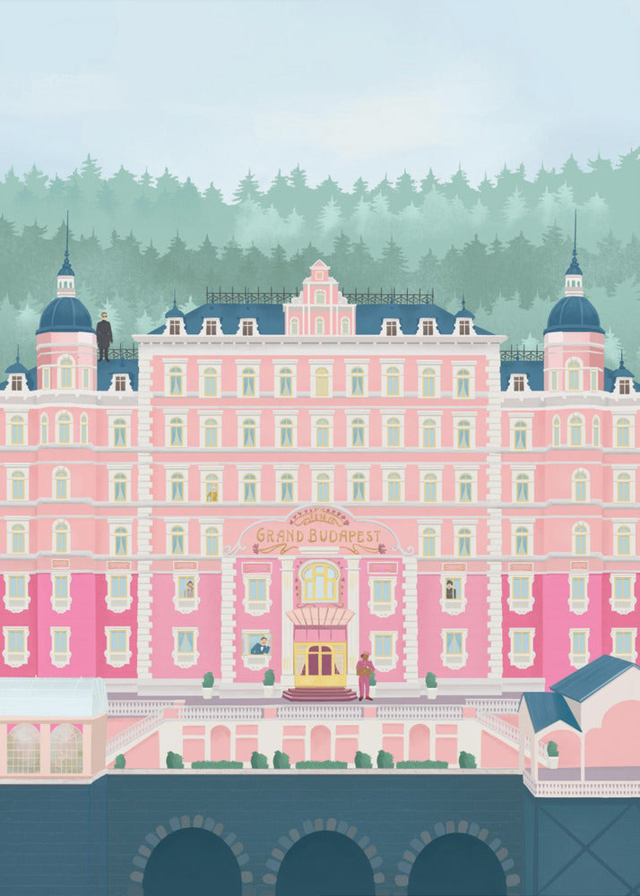 Das Grand Budapest Hotel | Leinwand-Bilder
