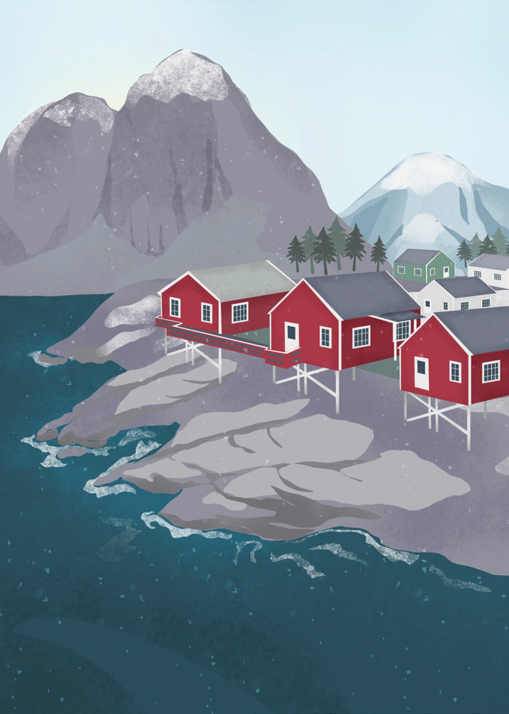 Norvegia | Stampe su Tela