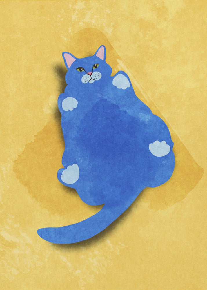 Gato gordo Impresiones en Lienzo