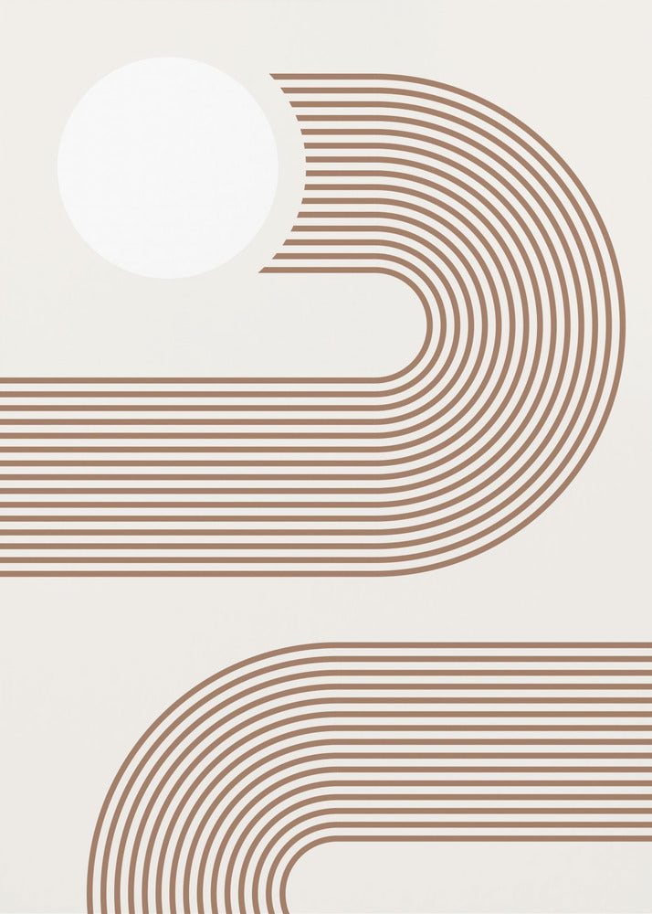 Beige bue Plakater - Kunsttryk | Lærredsbilleder