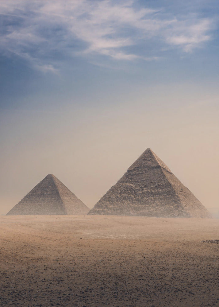 Grote piramides van Gizeh, Caïro, Egypte | Canvasprints