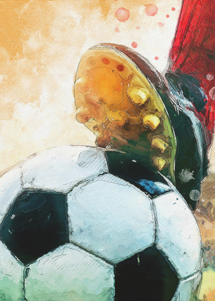 Calcio 1 sport arte | Stampe su Tela