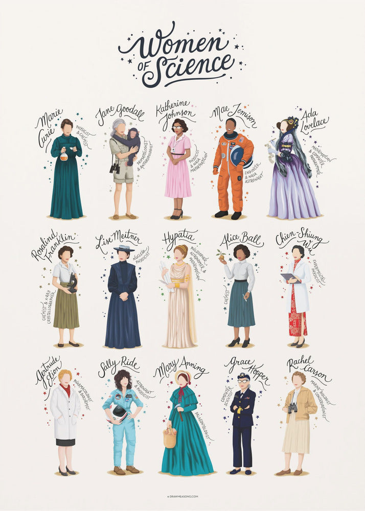 Frauen der Wissenschaft | Leinwand-Bilder