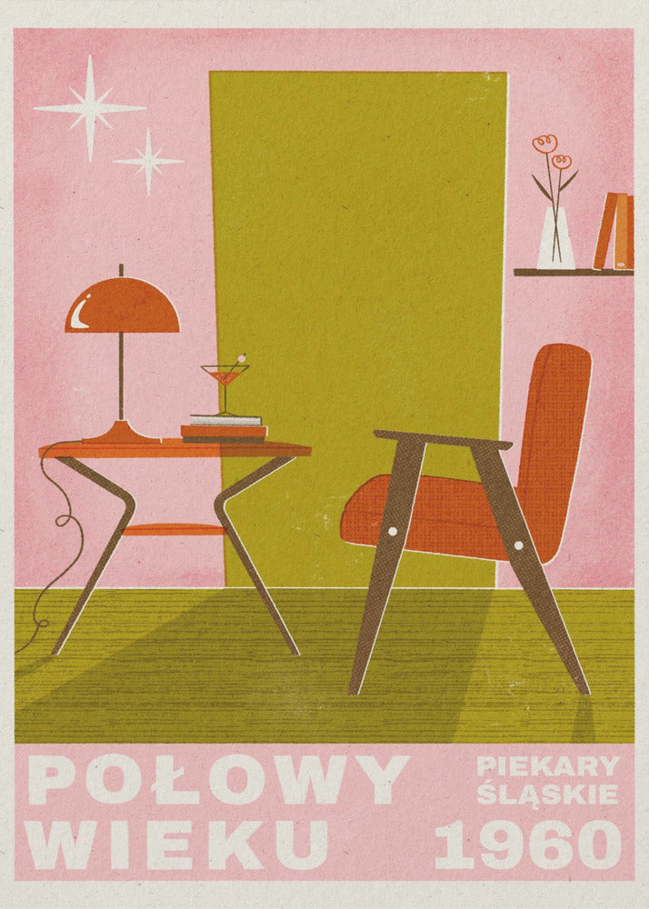 Mid-century meubilair | Canvasprints