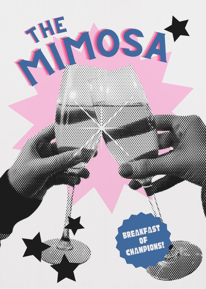 Ein Hoch auf Mimosen | Poster - Kunstdruck