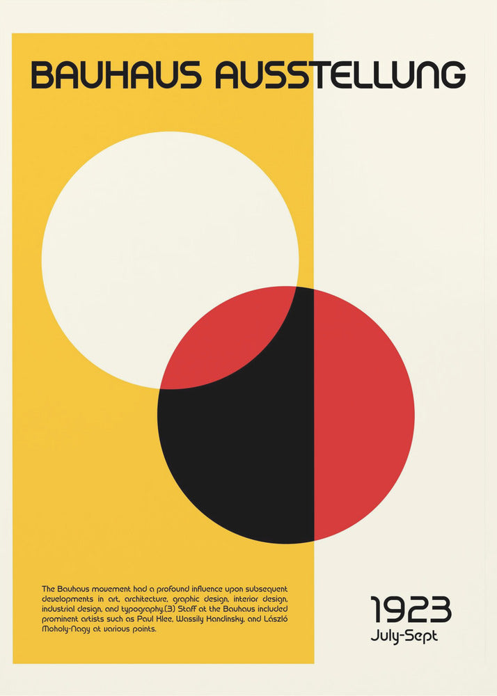 Bauhaus Ausstellung | Leinwand-Bilder