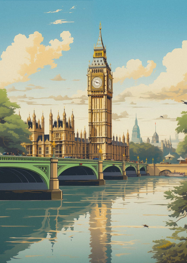Blick auf London | Leinwand-Bilder