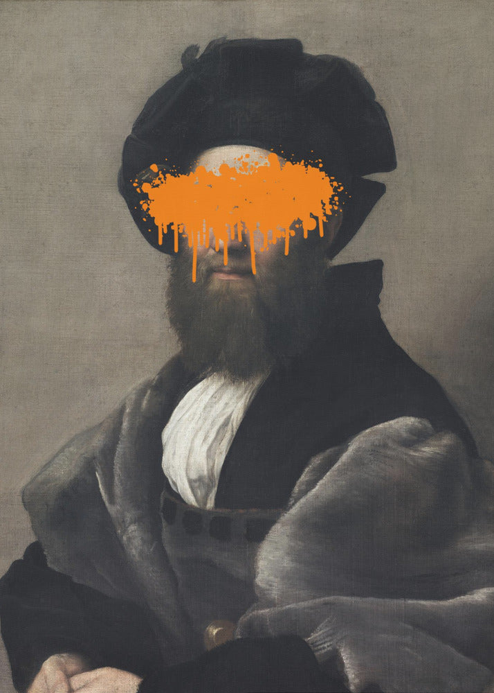 Orange Vandal Splash | Poster
