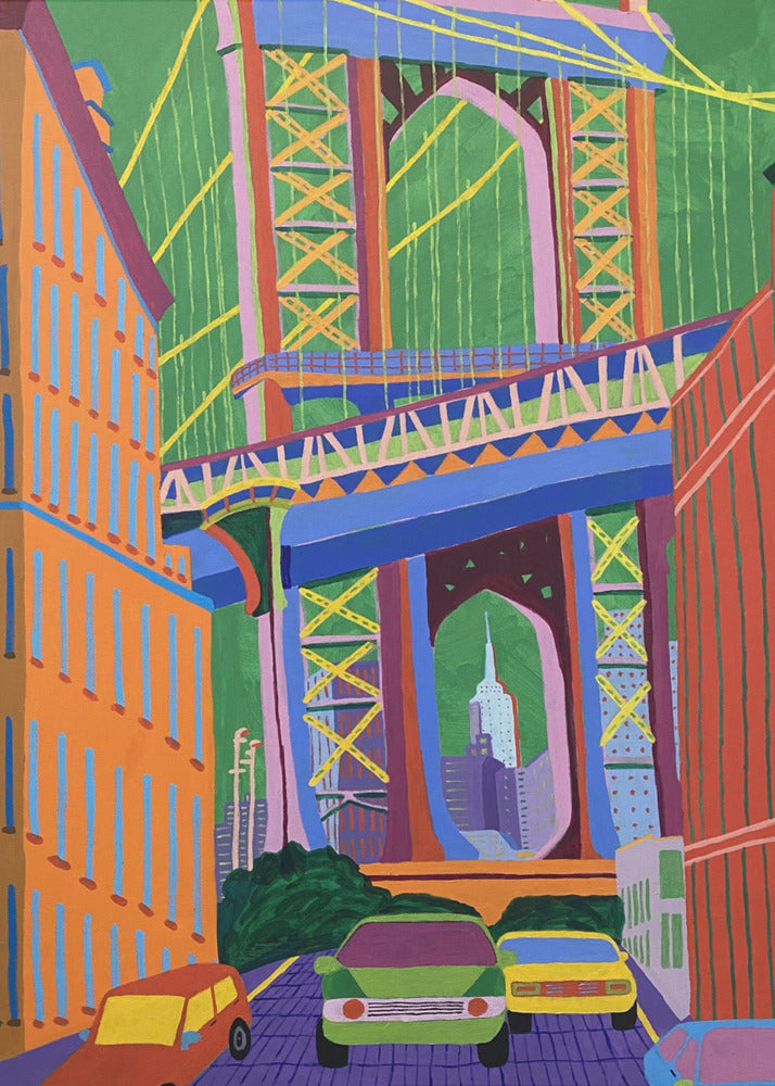 Ponte di Manhattan | Stampe su Tela