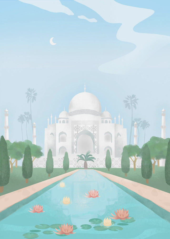 Taj Mahal, Inde | Tableaux sur Toile