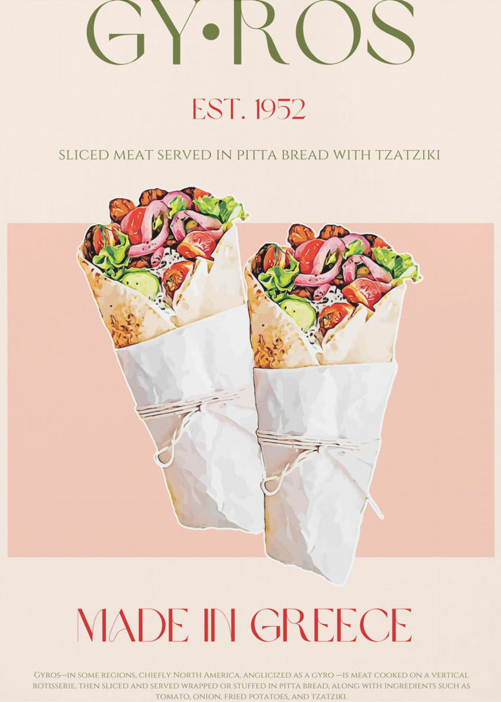 Grekisk smakglädje | Poster