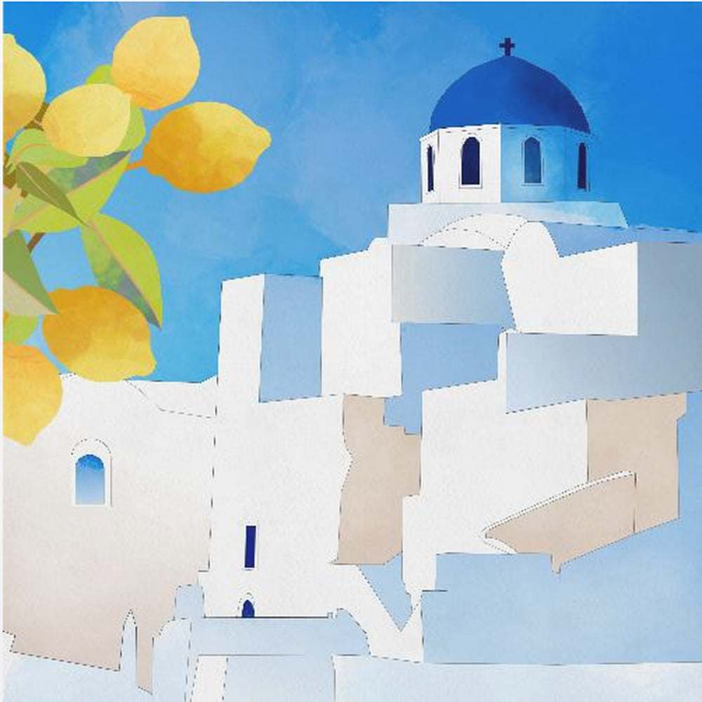 Santorini Nowe | Plakaty - Wydruki Artystyczne